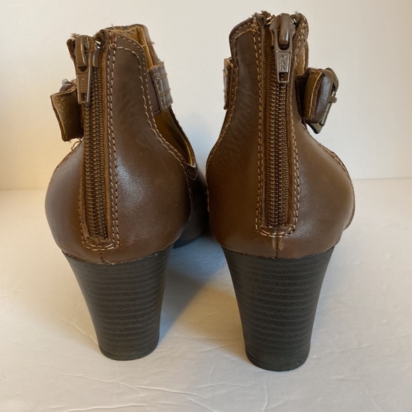 Earth Origins Ankle Boots Peep-toe Zip-up back - Picture 3 of 14